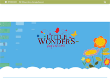Tablet Screenshot of littlewondersbd.com